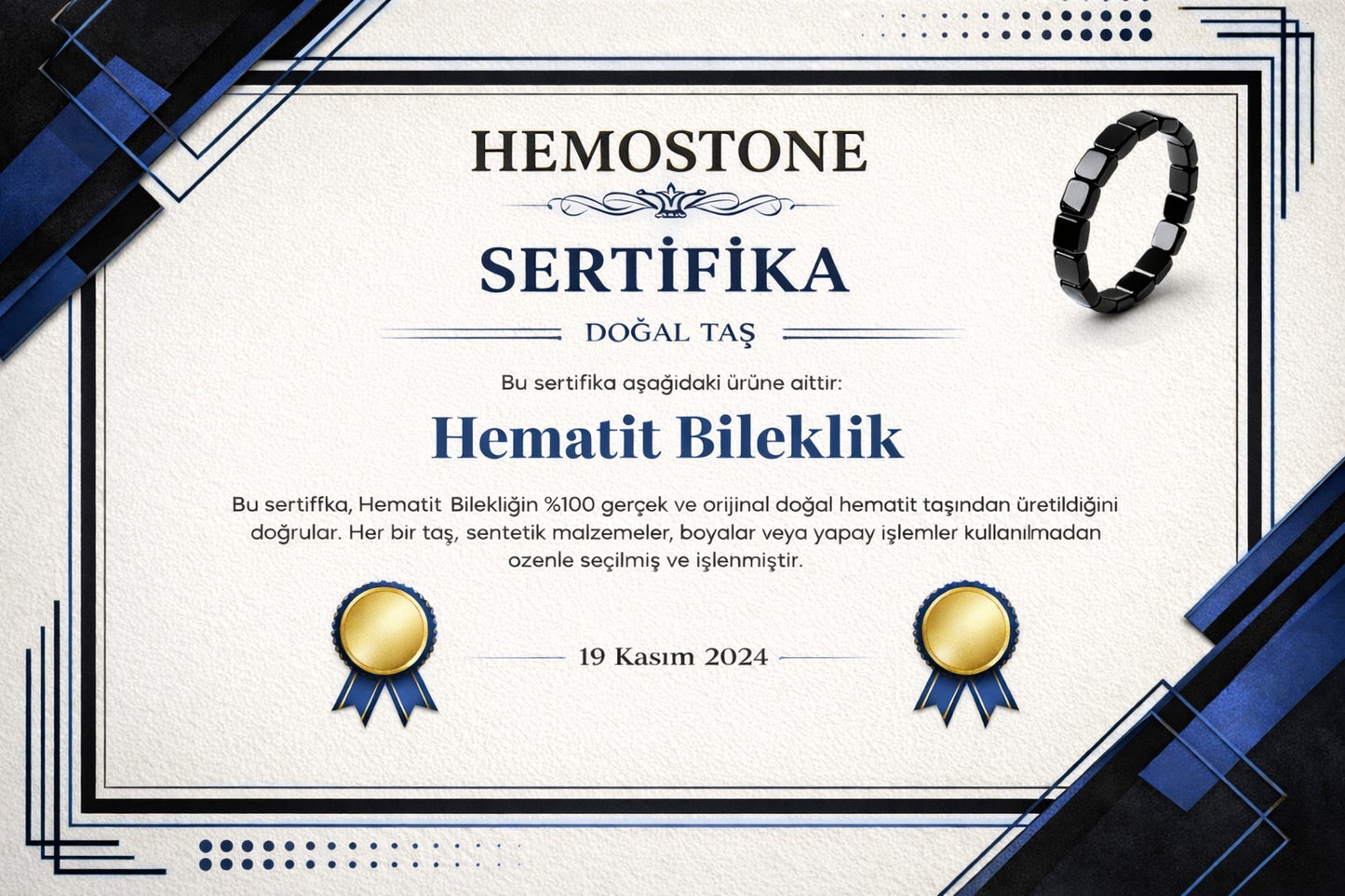 Hemostone™ Erkek Güç Bilekliği