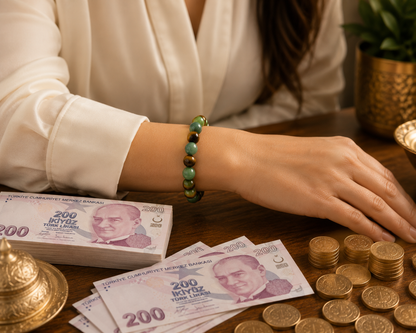 Hemostone™ Para ve Bolluk Çekim Bilekliği